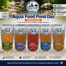 Aqua Food Pond Diet Japon Balığı & Koi Yem Paketi 5 x 100 G (500 G)