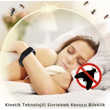 Eksen Market Eksenmarket Elektronik Sivrisinek Kovucu Bileklik - Outdoor Kamp ve Doğa Için Taşınabilir Sinek Savar