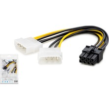 Marsilyan Sata To 8 Pin Ekran Kartı Power Kablosu - Siyah HDX5504