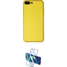 Marsilyan™- iPhone 7 Plus Kılıf Yadigar Klasik - Siyah 3D Antistatik Cam Ekran Koruyucu