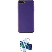 Marsilyan™- iPhone 7 Plus Kılıf Yadigar Klasik - Siyah 3D Antistatik Cam Ekran Koruyucu
