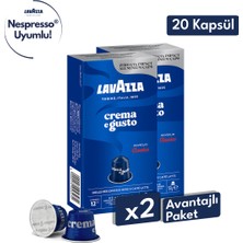 Lavazza Crema E Gusto Nespresso Kapsül 20 Adet (2 Kutu 10 Adet)