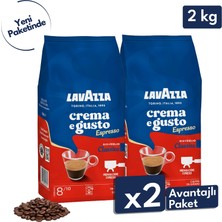 Lavazza Crema E Gusto Çekirdek Kahve 1 kg x 2 Adet