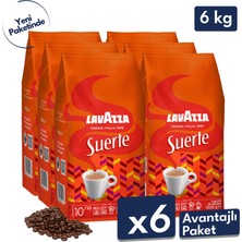Lavazza Suerte Çekirdek Kahve - 1 Koli - 1kg x 6 Adet