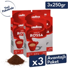 Lavazza Qualıta Rossa Filtre Kahve 750 gr (3 Adet 250 gr)