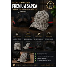 Özkurt Ticaret Monogram Desenli Fileli Şapka