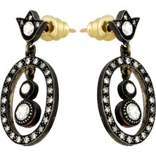 T51 Tuğrul Altın 1,19 Ct Pırlantalı Elmas Küpe