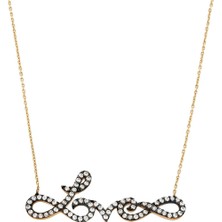 T51 Tuğrul Altın Altın Love Kolye T026773
