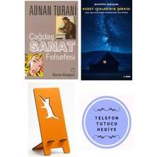 Remzi Kitabevi Çağdaş Sanat Felsefesi - Adnan Turani + Kuzey Işıklarının Şarkısı + Telefon Tutucu