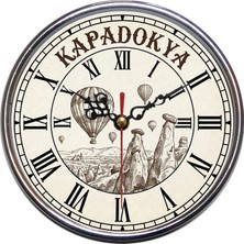 Bsb Kapadokya Temalı Duvar Saati 16CM B1023