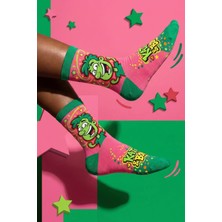 Katia & Bony Unisex Pop Art Karikatürlü Soket Çorap