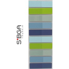 Sibga Tasarım Şeffaf Renkli Postit Post-It Post It. Kitap Ayracı Ayraç Postit Sticker Not Kağıdı 200 Yaprak