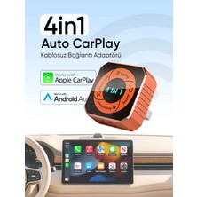S-Link SL-CAR02 4in1 Android ve Apple Cihazlar Airplay ve Mirrorlink Kablosuz Android Auto ve Carpla