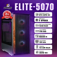 GamingGenTR ELITE-5070 / AMD Ryzen 7 9700X Tray / ASUS Dual GeForce RTX 5070 12GB / 16GB Ram / 1TB SSD OEM Paket