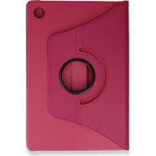 Bezos Galaxy Tab A9 Plus Kılıf 360 Tablet Deri Kılıf - Pembe