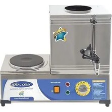 İdeal Çelik  10 Lt Tek Demlikli Pleytli Elektrikli Çay Ocağı