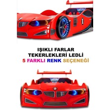 İnegöl'den Eve Gt2 - Bmw - Arabalı Yatak  - Tekerlekleri Ledli.
