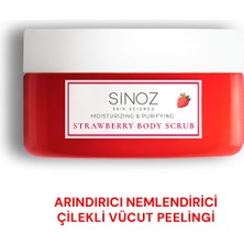 Sinoz Body Scrub Besleyici Arındırıcı Nemlendirici Çilekli Vücut Peelingi 300 gr