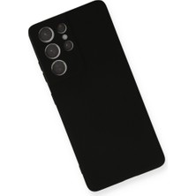 Bezos Galaxy S21 Ultra Kılıf Nano Içi Kadife Silikon - Siyah