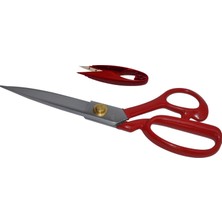 Pin Kırmızı Saplı Prof.paslanmaz Çelik Terzi Makası 10 Inch
