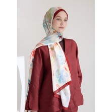 Fresh Scarfs Soft Flora Floş Viskon Şal Bordo