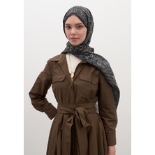 Fresh Scarfs Petra Desen Şal Siyah