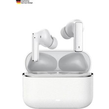 Tedinex Whoopee T2 Anc+Enc Bluetooth 6.0 Kulak Içi Kulaklık 6 Mikrofon Rüzgar Engelleme 40 Saat Tws Beyaz