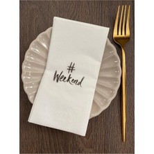 Weekend Baskılı Peçete 16'lı