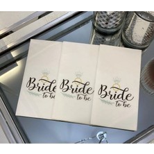 Yüzüklü Bride To Be Parti Peçetesi 16'lı