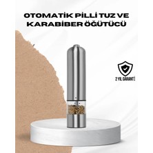 Brf Store Bascisell Tek Elle Kullanılan Otomatik Baharat Değirmeni Işıklı Sistem
