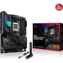 ASUS ROG STRIX X870-F GAMING WIFI AMD X870 AM5 DDR5 8000 DP HDMI 2xUSB4 4x M2 USB3.2 WiFi 7 + BT AURA RGB 5Gbit LAN ATX