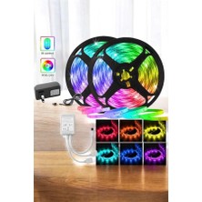 Epilons 5 Metre Şerit Led Rgb Işıklı Kumandalı Güç Adaptörü Her Ortama Uygun