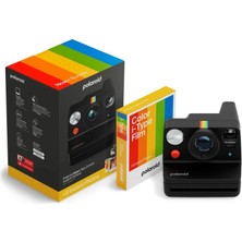 Polaroid Now Gen 3 Black Renkli Film Paketi ile 8 Filmli Anlık Fotoğraf Makinesi