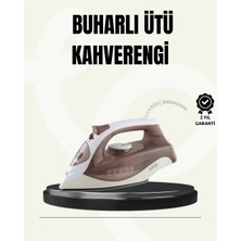 Brf Store Bascisell Buharlı Ütü 2200W Seramik Taban 300 ml Kahverengi Dikey Ütüleme