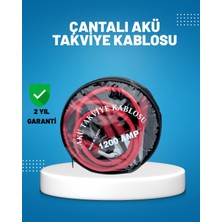 Brf Store Bascisell 1200 Amper Akü Takviye Kablosu 2 Metre Izoleli Bakır Uçlu