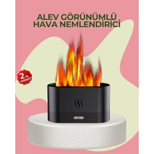Brf Store Bascisell Kumandalı Alev Görünümlü LED Hava Nemlendirici Buhar Makinesi