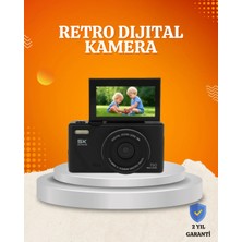 Brf Store Bascisell 75MP 5k Video Destekli Dijital Kamera 18X Zoom Çok Eksenli Stabilizasyon