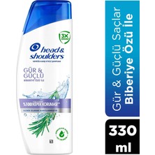 Head&Shoulders Head & Shoulders Biberiye Özlü Gür ve Güçlü Saçlar Kepeğe Karşı Etkili Şampuan 330ML