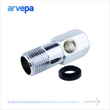 Arvepa Su Arıtma Cihazı 1/2 (Yarım Parmak) Hat Alma Aparatı - Ekstra Dayanıklı (Metal T Parçası)