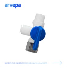 Arvepa Su Arıtma Cihazı 3/8 (Combo) İkili Hat Alma Aparatı - Ekstra Dayanıklı (Kendinden Vanalı)
