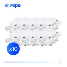 Arvepa Su Arıtma Cihazı Shutoff Valf (4 Yollu Vana) 10 Adet - Uzun Ömürlü