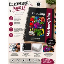Dream Art Galery Sketchbook Çizim Defteri Marker Çizim Defteri A5 Boyutunda
