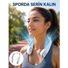 Majeur Kanatsız Boyun Tipi Fan | Giyilebilir Serinici, Düşük Sesli, Hafif Abs Gövde, USB Şarj Edilebilir Yeni Nesil