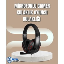 Brf Store Bascisell Mikrofonlu Oyun Kulaklığı – Mavi Işıklı, Uzun Süre Konforlu Kullanım