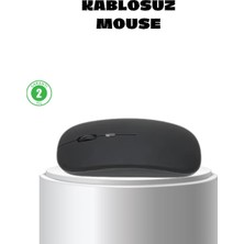 Brf Store Bascisell Kablosuz Oyuncu Mouse –  Gelişmiş Optik Sensör, Profesyonel ve Oyun Kullanımına Uygun