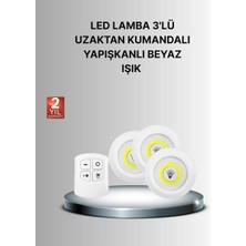 Brf Store Bascisell Dekoratif ve Pratik 3’lü Kumandalı Spot LED Aydınlatma
