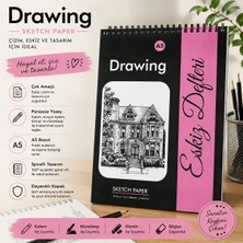 Dream Art Galery Çizim Defteri Sketchbook, Sketchpad, Eskiz Defteri, A/5 Boyutunda