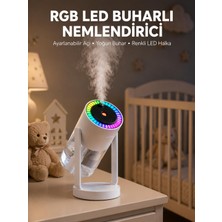 Majeur Ultrasonik Hava Nemlendirici Renkli Işık ve Manuel Püskürtme Ayarı Yeni Nesil