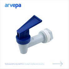 Arvepa Tezgahüstü Su Arıtma Cihazı Hazne Musluğu - Çift Contalı Sızdırmaz (Uzun Ömürlü Tasarım)