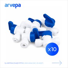 Linio Su Arıtma Cihazı İçin Fitting Ara Vana 10 Adet